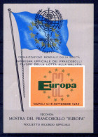 ERINNOFILIA / Europa 62 Europa-CEPT Paludismo, Seconda Mostra Del Francobollo Europa - 1962
