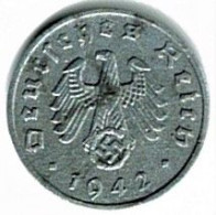 ALLEMAGNE / 1 PFENNIG / 1942 A / ZINC / ETAT SUP - 1 Reichspfennig
