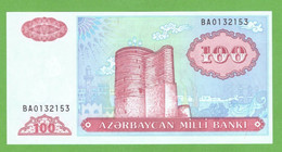 AZERBAIJAN 100 MANAT 1993  P-18b  UNC - Azerbaigian