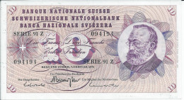 SUISSE   -  10  Francs  1974   -   Schweiz   -- UNC --   Switzerland - Suisse