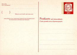 93383) BRD - ▭ P 71 ∗ 20/20Pf Bach, Mit Lumogen, Antwortpostkarte - Cartoline - Nuovi