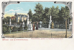 Germany - Crimmitschau - Bismarckbrucke - Litho - Crimmitschau