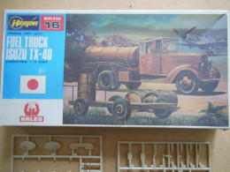 Maquette De Camion Citerne Militaire Japonais ISUZU TX-40 Au 1/72 - Fabricant Hasegawa - Incomplet - Trucks And Trailers