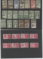 Belgique - België - Timbres-publicité - Reclamezegels : Lot  O Et MNH *** - Other & Unclassified