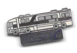 Pin's  FRANCE  TELECOM  Camion  Blanc - France Telecom