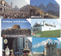 Italy 6 Phonecards Urmet - - - Landscapes, Buidings - Pubbliche Ordinarie