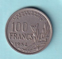 France - 1954- 5 Francs   - KM918.2 - 100 Francs