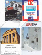 Italy 6 Phonecards Urmet/GSM - - - Buidings - Pubbliche Ordinarie