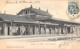 FRANCE - 55 - Verdun - La Gare - Vue Intérieure - Carte Postale Ancienne - Verdun