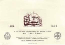 España HR - Gaudi - Feuillets Souvenir