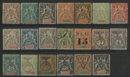 NOUVELLE CALEDONIE FAUX FOURNIER Ensemble De 20 Valeurs Dont 2 TIMBRES-TAXE Voir Description - Unused Stamps