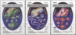 281399 MNH AFGANISTAN 1988 PIEDRAS PRECIOSAS - Minéraux