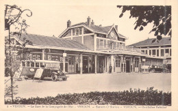 FRANCE - 55 - Verdun - La Gare De La Compagnie De L'Est - Grande Voiture - Carte Postale Ancienne - Verdun