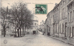 FRANCE - 55 - Verdun - Rue Chevert Et Place Du Gouvernement - Carte Postale Ancienne - Verdun