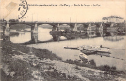 FRANCE - 79 - SAINT GERMAIN EN LAYE - Le Pecq - Bords De Seine - Le Pont - Carte Postale Ancienne - St. Germain En Laye