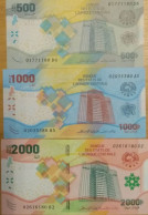 CENTRAL AFRICAN STATES 500 1000 2000 Francs 2020 (2022) P W700 - W702 UNC  Set Of 3 Banknotes - États D'Afrique Centrale