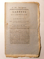 GAZETTE DES TRIBUNAUX 21 MAI 1792 - BAS RHIN RELIGION - AIN FPURNISSEUR ARMEE - AFFAIE SMITH DEWILH BRITANNIQUES - Zeitungen - Vor 1800