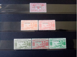 NOUVELLES-HEBRIDES. 1925-38. TAXES  N° 5 Oblitéré  Et Série Complète  N° 11 à 15 NEUFS++ .  Côte YT 2022 : 139,50 € - Unused Stamps