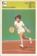 Trading Card KK000255 - Svijet Sporta Tennis Yugoslavia Croatia Renata Sasak 10x15cm - Trading-Karten