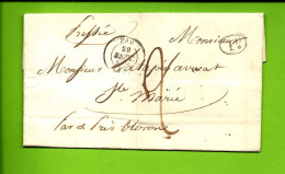 1842 SUR ENTETE Castetnau Avoué à Pau LETTRE COMPLETE Pour Latapie Avocat à Oloron Ste Marie Pyr. Atl. VOIR SCANS - 1800 – 1899