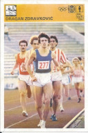 Trading Card KK000259 - Svijet Sporta Athletics Yugoslavia Serbia Dragan Zdravkovic 10x15cm - Atletica