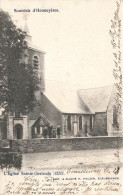 Souvenir D'HENNUYERES - L'Eglise Sainte-Gertrude - CARTE CIRCULE EN 1904 VERS LE ROEULX - Braine-le-Comte