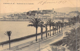 FRANCE - 06 - Cannes - Boulevard De La Croisette - Palmiers - Mer - Carte Postale Ancienne - Cannes