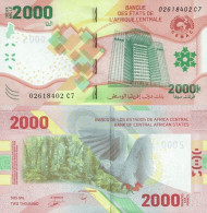 CENTRAL AFRICAN STATES 2000 Francs 2020 (2022) P W702 UNC - États D'Afrique Centrale