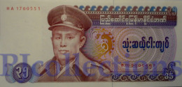 BURMA 35 KYATS 1986 PICK 63 AU/UNC - Otros – Asia