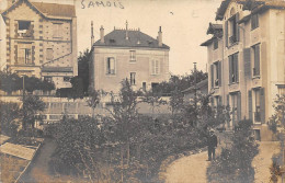 Samois Sur Seine       77     Carte Photo. Intérieur D'une Villa Et Du Jardin    N° 6            (voir Scan) - Samois