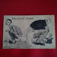 ILLUSTRATEUR A IDENTIFIER PRODIGALITE AVARICE - 1900-1949