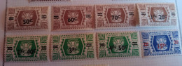 WALLIS ET FUTUNA 1945 - Yv. 148 à 155 NEUF * Cote= 9,00 EUR - France Libre. Série De Londres (8 Val.) - Neufs