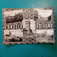 Cartolina S. Angelo Lodigiano. Viaggiata 1961 - Lodi