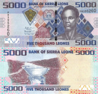 SIERRA LEONE 5000 Leones 2021 P 32 UNC - Sierra Leona