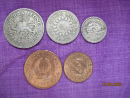 Sierra Leone: 20 Cents, 10 Cents, 5 Cents, 1 Cent, 1/2 Cent 1964 - Sierra Leone