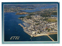 ETEL --1995--Vue Générale Aérienne Sur Le Port Et La Rivière.....cachet  Quiberon--56 - Etel