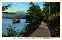 New York Adirondacks View Of Blue Mountain And Blue Mountain Lake From "The Hedges" Road - Adirondack