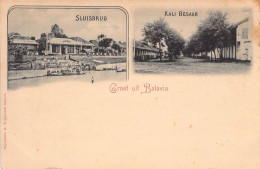 INDONESIE - Groet Uit Batavia - Sluisbrug - Kali Besaar - Carte Postale Ancienne - Indonesië