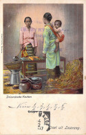 INDONESIE - Inlandsche Keuken - Groet Uit Losarang - Carte Postale Ancienne - Indonésie