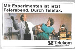 CARTE-PUCE-P20-12DM--11/90-ALLEMAGNE-DURCH TELEFAX-50000Ex-Utilisé-TBE - S-Series: Schalterserie Mit Fremdfirmenreklame