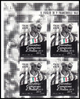 Italia / Italy 2014: Quartina Juventus / Juventus FC, Block Of 4 Stamps ** - Clubs Mythiques