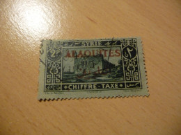 TIMBRE   ALAOUITES   TAXE   N  8     COTE  5,00  EUROS   OBLITERE - Used Stamps