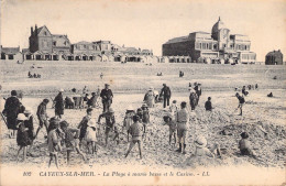 FRANCE - 80 - CAYEUX Sur MER - La Plage à Marée Basse Et Le Casino - LL - Carte Postale Ancienne - Cayeux Sur Mer
