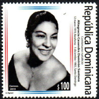 Dominican R. Dominicana 2019 Tribute To Cassandra Damirón, Singer, Dancer, The Queen Of The Song. - Dominican Republic