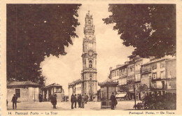 PORTUGAL - PORTO - La Tour - Publicité Au Dos Chocolat Martoagin Anders - Carte Postale Ancienne - Porto