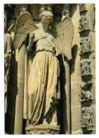 Cathédrale De REIMS-51---L'Ange Au Sourire ....................cachet Reims- Bourse Aux Minéraux Et Fossiles - Engelen