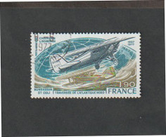 Poste Aérienne - N° 50 -Cinquantenaire De La Traversée De L'Atlantique Nord Par Lindbergh - 1977  -  Oblitéré - 1927-1959 Neufs