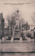Cpa 62 Marquise Monument Aux Morts De La Grande Guerre - Marquise