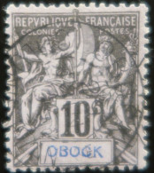 R2141/49 - 1892 - COLONIES FRANÇAISES - OBOCK - N°36 Oblitéré - Usados