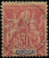 R2141/50 - 1892 - COLONIES FRANÇAISES - OBOCK - N°42 Oblitéré - Usados
